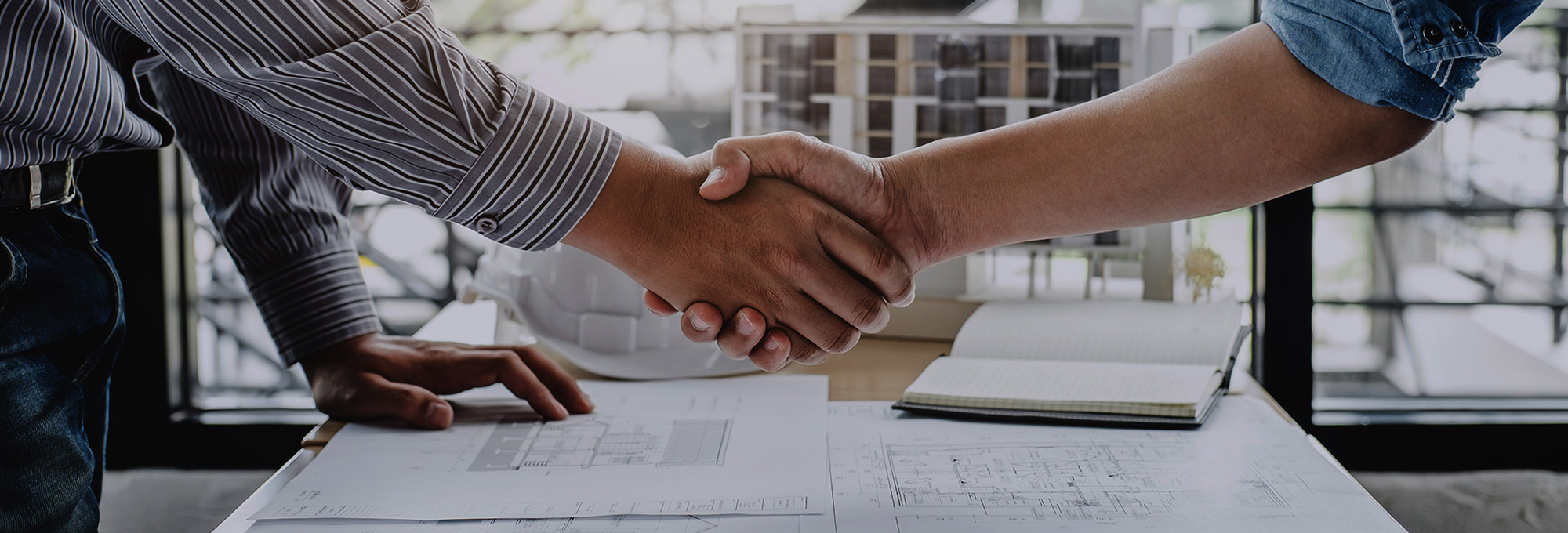 two people shaking hands